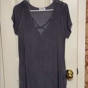 Gray boutique dress